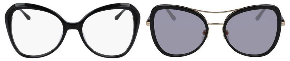 Donna Karan DO5002 glasses and Donna Karan DO503S sunglasses