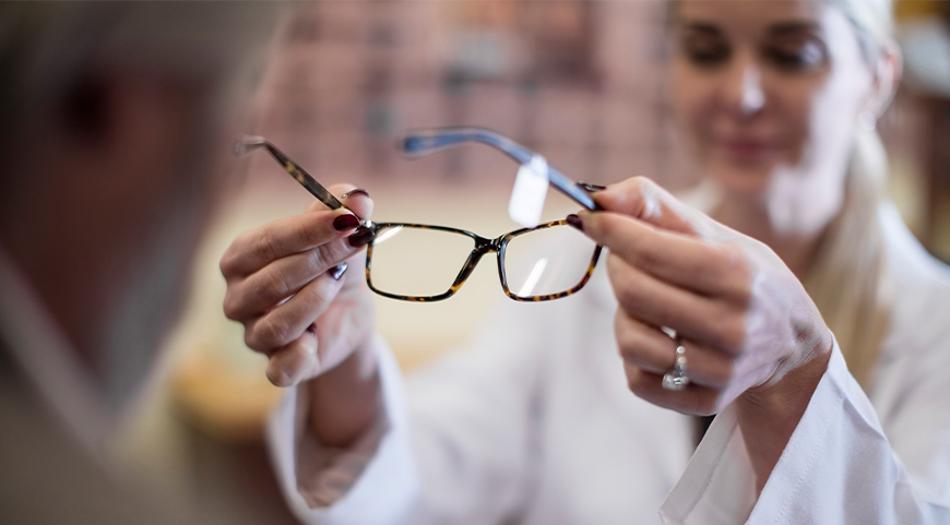 Trying on Glasses